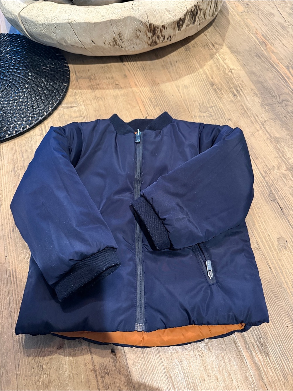 Jacadi 36 mo/3T  Quilted reversable  Puffer Jacket from Paris